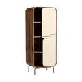 **Technisch titel in het Nederlands: Elegante kast met houten afwerking en minimalistisch ontwerp**