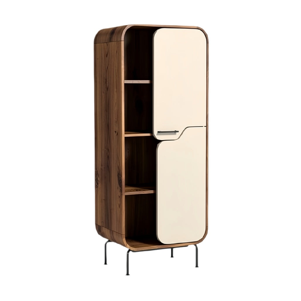 **Technisch titel in het Nederlands: Elegante kast met houten afwerking en minimalistisch ontwerp**
